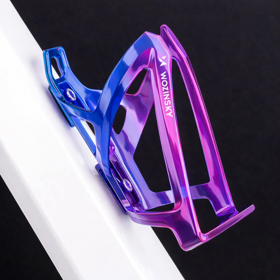 Wozinsky WUR-01BP Bike Bottle Holder Basket - Blue and Purple