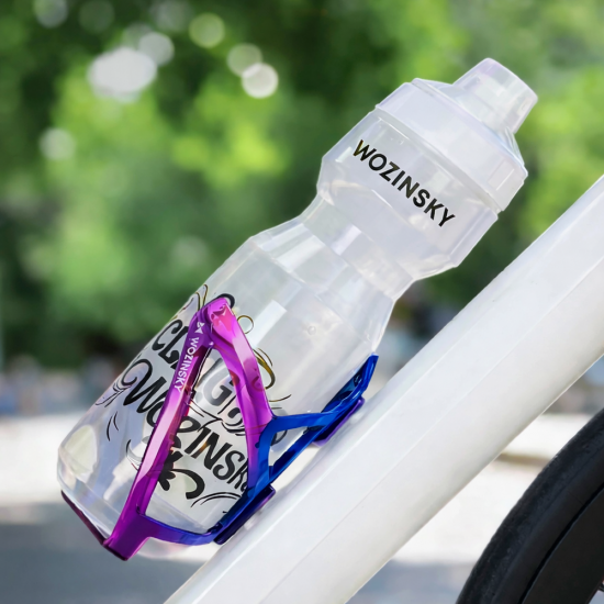 Wozinsky WUR-01BP Bike Bottle Holder Basket - Blue and Purple