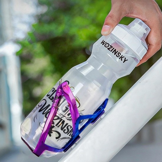 Wozinsky WUR-01BP Bike Bottle Holder Basket - Blue and Purple