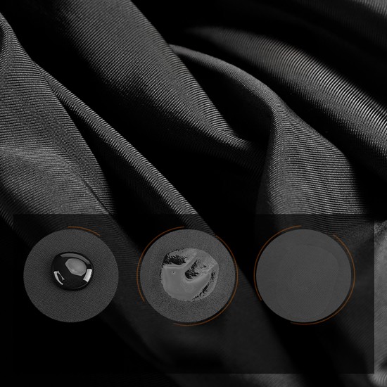 Wozinsky WKM-02B Balaclava Face Mask Motorcycle Bicycle Balaclava with Glasses Holes - Black