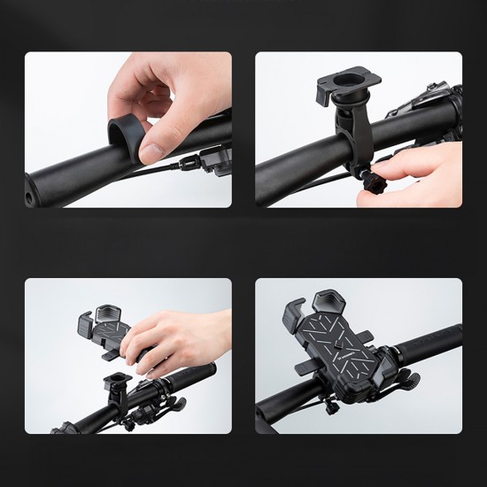 Wozinsky WUD-01B Handlebar Phone Holder for Bike - Black