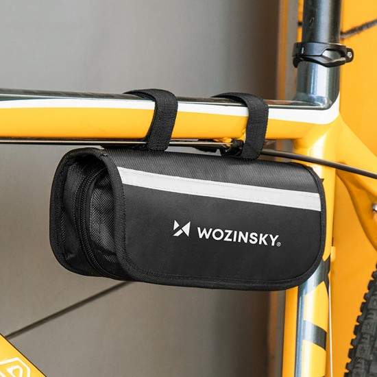Wozinsky WMZ-01N tool kit, 16-in-1 bicycle multitool, pump, wrenches, inner tube kit - black