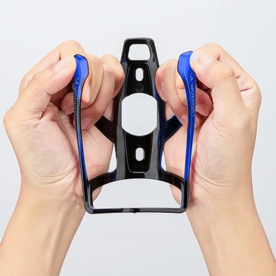 Wozinsky WUR-01BB Bike Bottle Holder Basket - Black and Blue