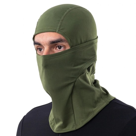 Qunature 13230023014 ski balaclava bike motorcycle balaklava size M - green