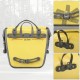 Rockbros AS-003-1Y waterproof bicycle bag with shoulder strap, front/rear mounting, 10-14l - yellow