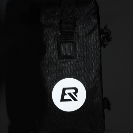 Rockbros AS-003-1Y waterproof bicycle bag with shoulder strap, front/rear mounting, 10-14l - yellow