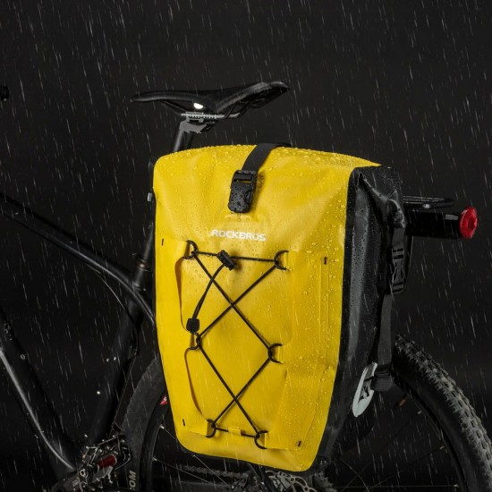 Rockbros 30140022005 Waterproof Bicycle Pannier 25-32L - Yellow