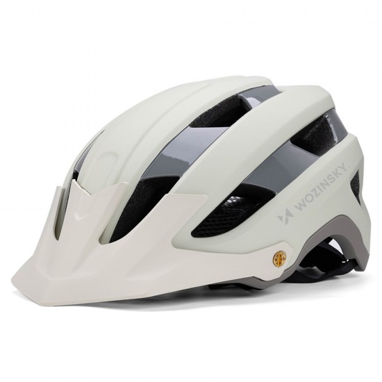 Wozinsky MTB bicycle helmet with a removable visor, lightweight, L - pastel green