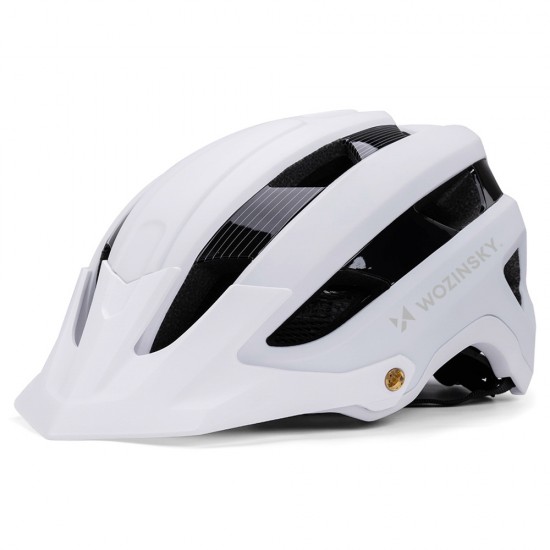 Wozinsky MTB bicycle helmet with removable visor, lightweight L - black and white