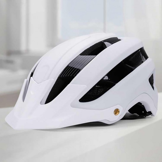 Wozinsky MTB bicycle helmet with removable visor, lightweight L - black and white