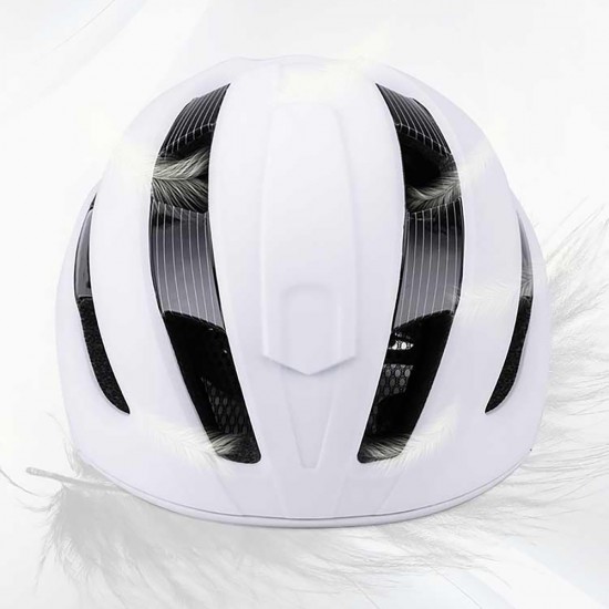 Wozinsky MTB bicycle helmet with removable visor, lightweight L - black and white