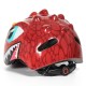 Wozinsky Children's Bicycle Helmet, Dragon Pattern, Lightweight, S - Red