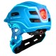 Wozinsky Kids Full Face Bike Helmet with USB Rear Light S - Blue