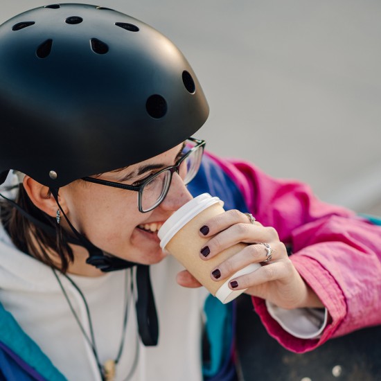 Wozinsky Lightweight BMX/Scooter Helmet S - Black