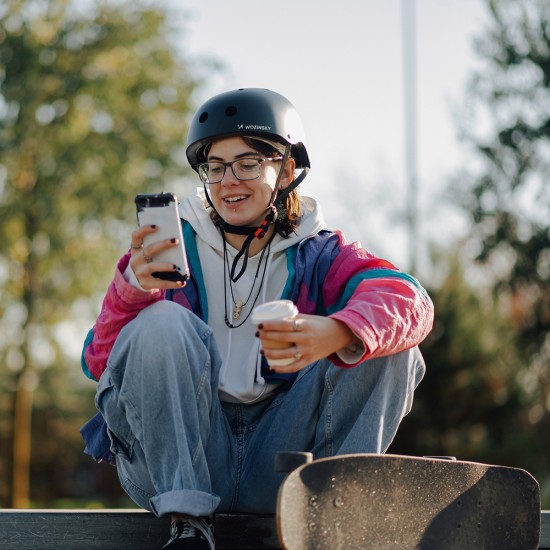 Wozinsky Lightweight BMX/Scooter Helmet S - Black