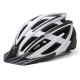 Wozinsky MTB Bike Helmet with Removable Visor and Rear USB Light L - Black and White