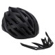 Wozinsky MTB Bike Helmet with Removable Visor and Rear USB Light L - Black