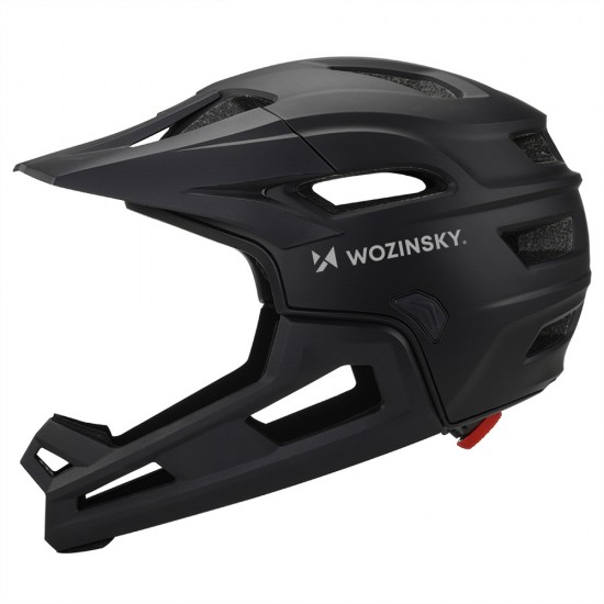 Wozinsky Lightweight Full Face Bike Helmet L - Black