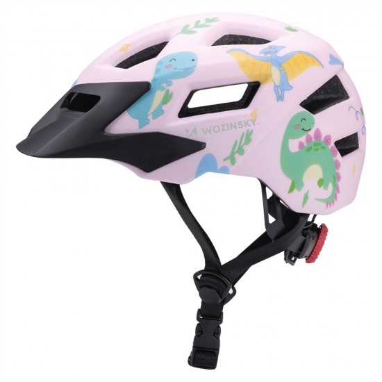 Wozinsky Children's MTB Bike Helmet with Detachable Visor XS - Pink