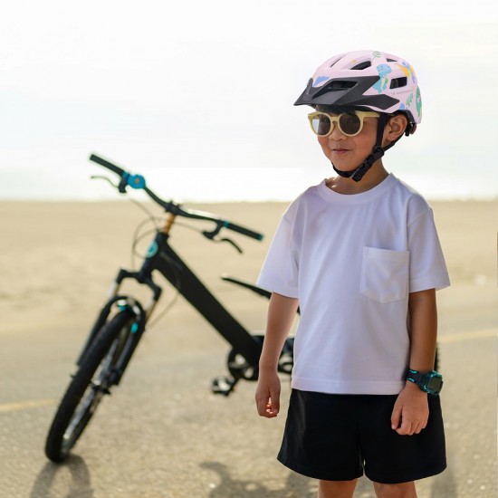 Wozinsky Children's MTB Bike Helmet with Detachable Visor XS - Pink