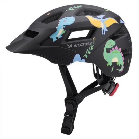 Wozinsky Children's MTB Bike Helmet with Detachable Visor XS - Black