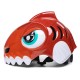 Wozinsky Children's Bike Helmet Dinosaur Pattern S - Red
