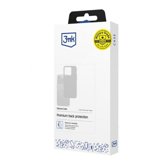 3mk Silicone Case for Samsung Galaxy A17 5G - Black