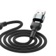 3mk Hyper Cable N-SERIES 6 in 1 USB-C / USB-A to USB-C / Lightning / Micro 1.2m QC 3.0 9V / 2A 18W - black