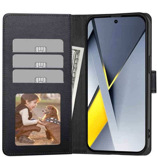 Tech-Protect Wallet Case for Xiaomi Poco F8 - Black