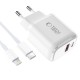 Tech-Protect NCA45W-GAN 2-Port 45W Wall Charger - White