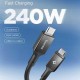 Spigen Essential EB24012CC USB-C / USB-C 240W 120cm Cable - Black