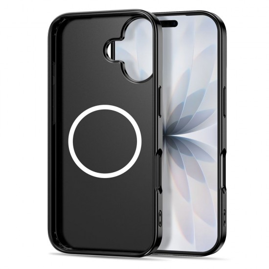 Tech-Protect Lamano MagSafe case for iPhone 17 - black and brown