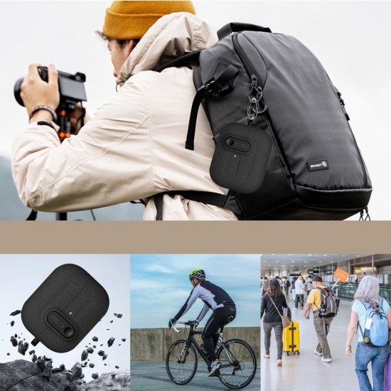 Tech-Protect Slim Hook Case for Samsung Galaxy Buds 3 / 3 FE / 3 Pro - Black