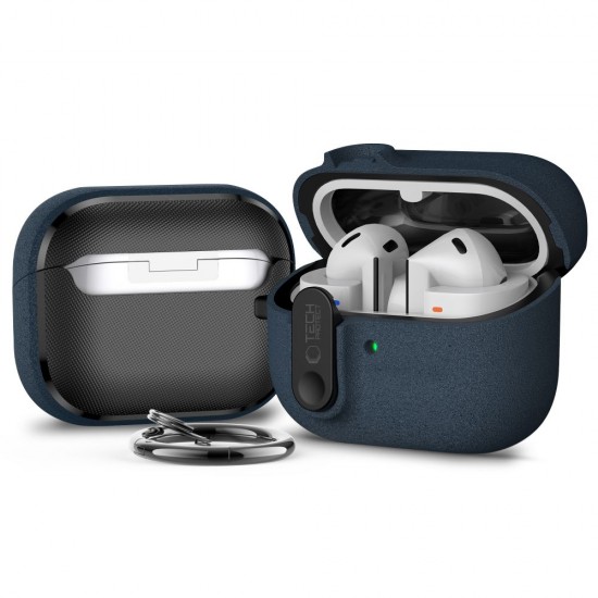 Tech-Protect Slim Hook Case for Samsung Galaxy Buds 3 / 3 FE / 3 Pro - Navy Blue