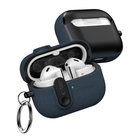 Tech-Protect Slim Hook Case for Samsung Galaxy Buds 3 / 3 FE / 3 Pro - Navy Blue