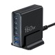 Tech-Protect DC160W-GAN 6-Port 160W Wall Charger - Black