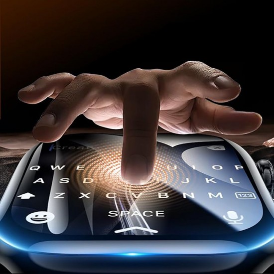 Tech-Protect Easy Set Flex+ 3-Pack Tempered Glass for Apple Watch 46mm - Black