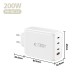 Tech-Protect NC200W-GaN 4-Port 200W Wall Charger - White