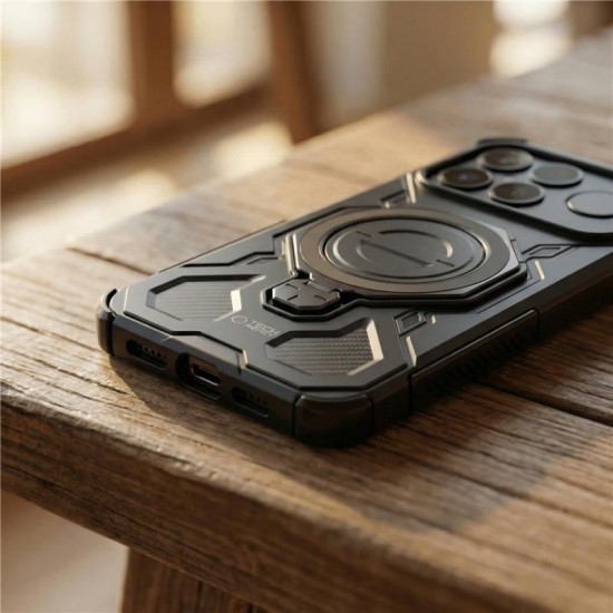 Tech-Protect TacticStand MagSafe case for Xiaomi Poco M8 Pro / Xiaomi Redmi Note 15 Pro+ 5G - black