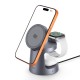Tech-Protect QI2.2-25W-A48 3in1 Magnetic Wireless Charger - Navy Blue