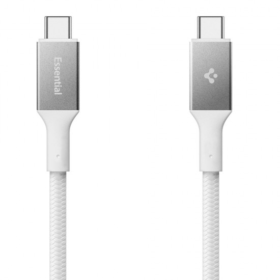 Spigen Essential EB10015CC USB-C / USB-C 100W 150cm Cable - White
