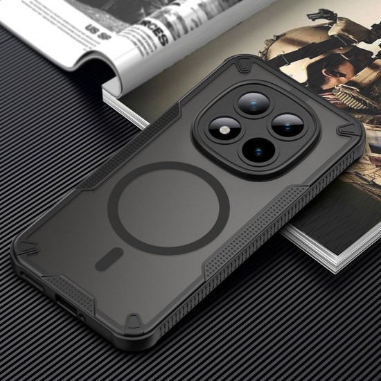 Tech-Protect Rugged Shield MagSafe case for Xiaomi Poco M8 Pro / Xiaomi Redmi Note 15 Pro+ 5G - black