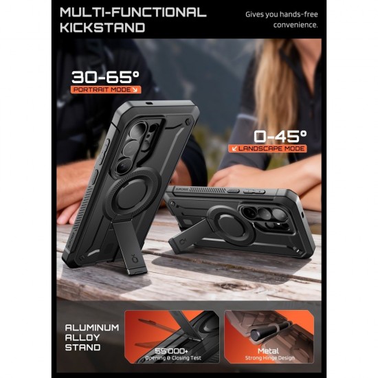 Supcase Unicorn Beetle Pro Mag MagSafe 2-set Case for Samsung Galaxy S26 Ultra - Black