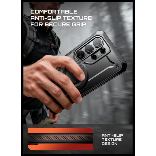 Supcase Unicorn Beetle Pro Mag MagSafe 2-set Case for Samsung Galaxy S26 Ultra - Black