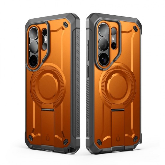 Supcase Unicorn Beetle Pro Mag MagSafe 2-set Case for Samsung Galaxy S26 Ultra - Black and Orange