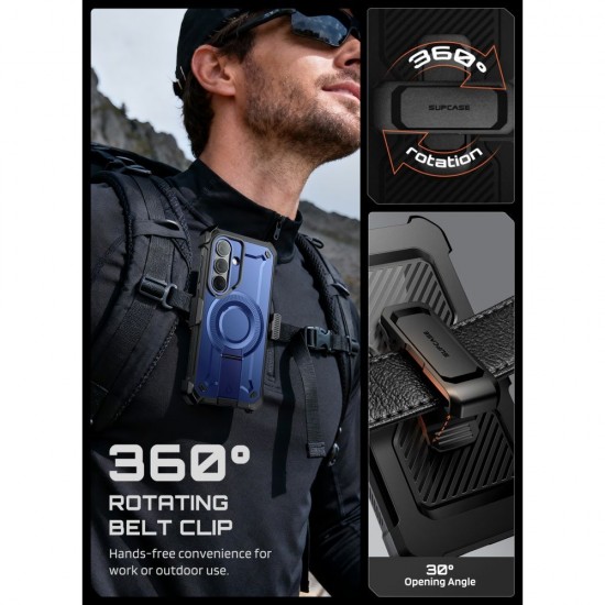 Supcase Unicorn Beetle Pro Mag MagSafe 2-Set Case for Samsung Galaxy S26 - Navy Blue and Black