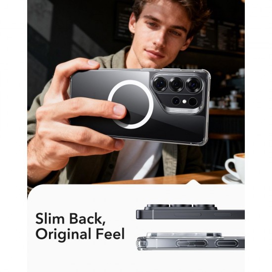 ESR Classic Hybrid MagSafe Case for Samsung Galaxy S26 Ultra - Transparent