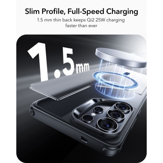 ESR Classic Hybrid MagSafe Case for Samsung Galaxy S26 Ultra - Black