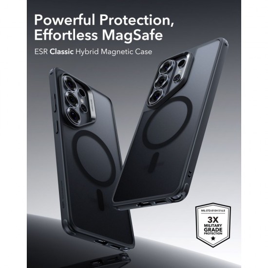 ESR Classic Hybrid MagSafe Case for Samsung Galaxy S26 Ultra - Black