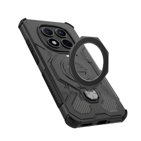 Tech-Protect TacticStand MagSafe Case for Xiaomi Redmi Note 15 Pro 5G - Black